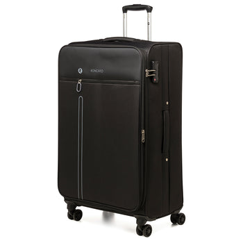 Trolley grande nero in tessuto Ciak Roncato One Way, Brand, SKU o911000296, Immagine 0